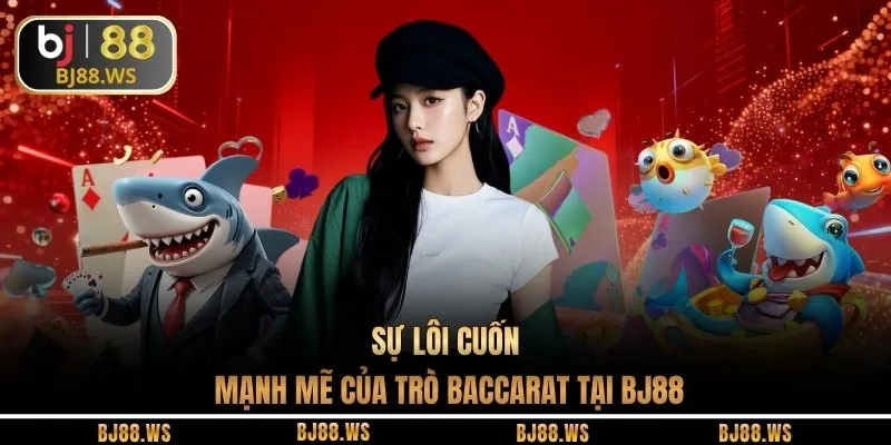Sự lôi cuốn mạnh mẽ của trò Baccarat tại BJ88